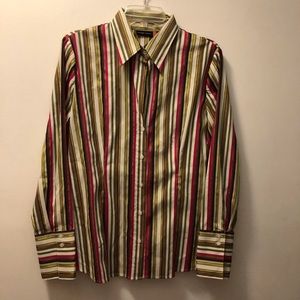 New York & Company Striped Shirt